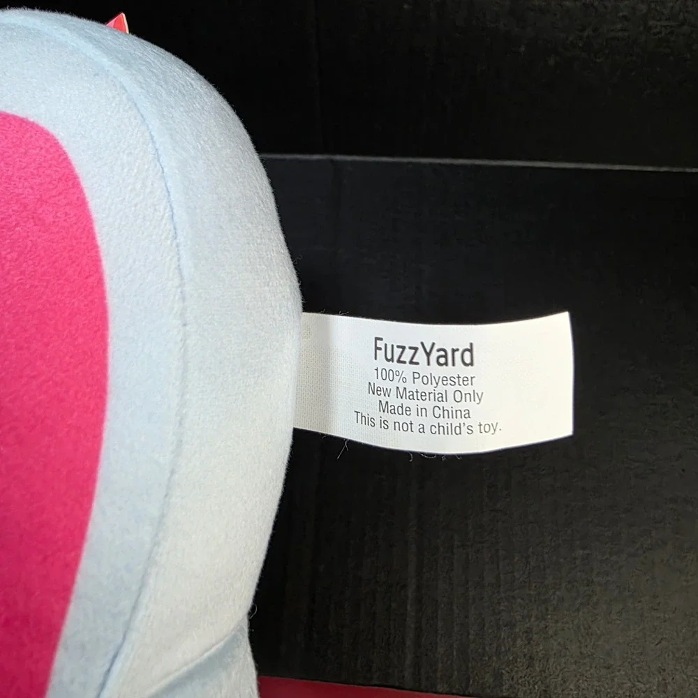 FuzzyYard Love Potion Dog Toy Unisex Pink Heart Squeaky Plush Batch no. 5‎